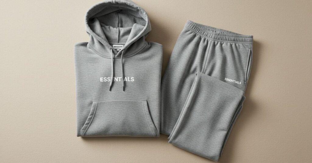 Essentials Hoodie and Essentials Tracksuit
