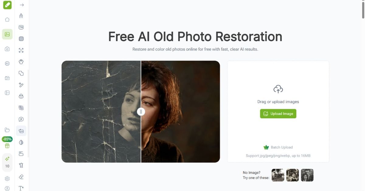 VisualGPT AI Old Photo Restoration